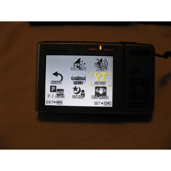 Olympus FE-360 Digital Camera Silver in Original Box w SD Card & Battery - Picture 2 of 6